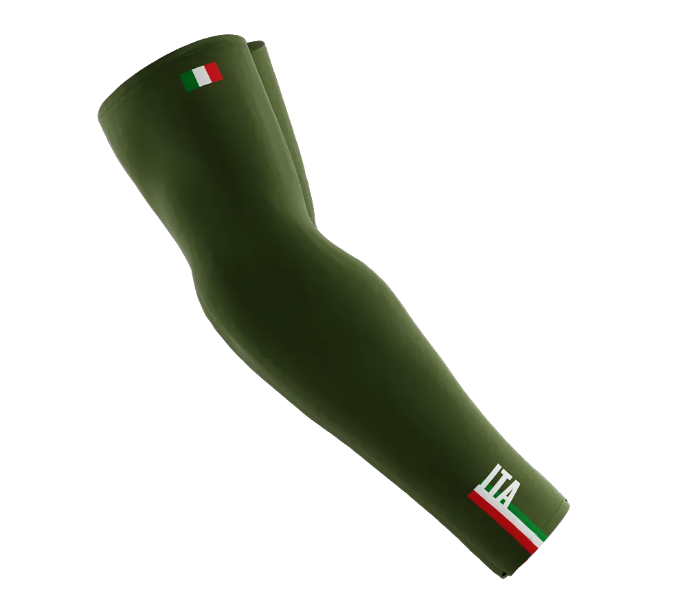 Italy Code Compression Arm Sleeves - Walking - Cycling - Running - Golf - Baseball - Basketball