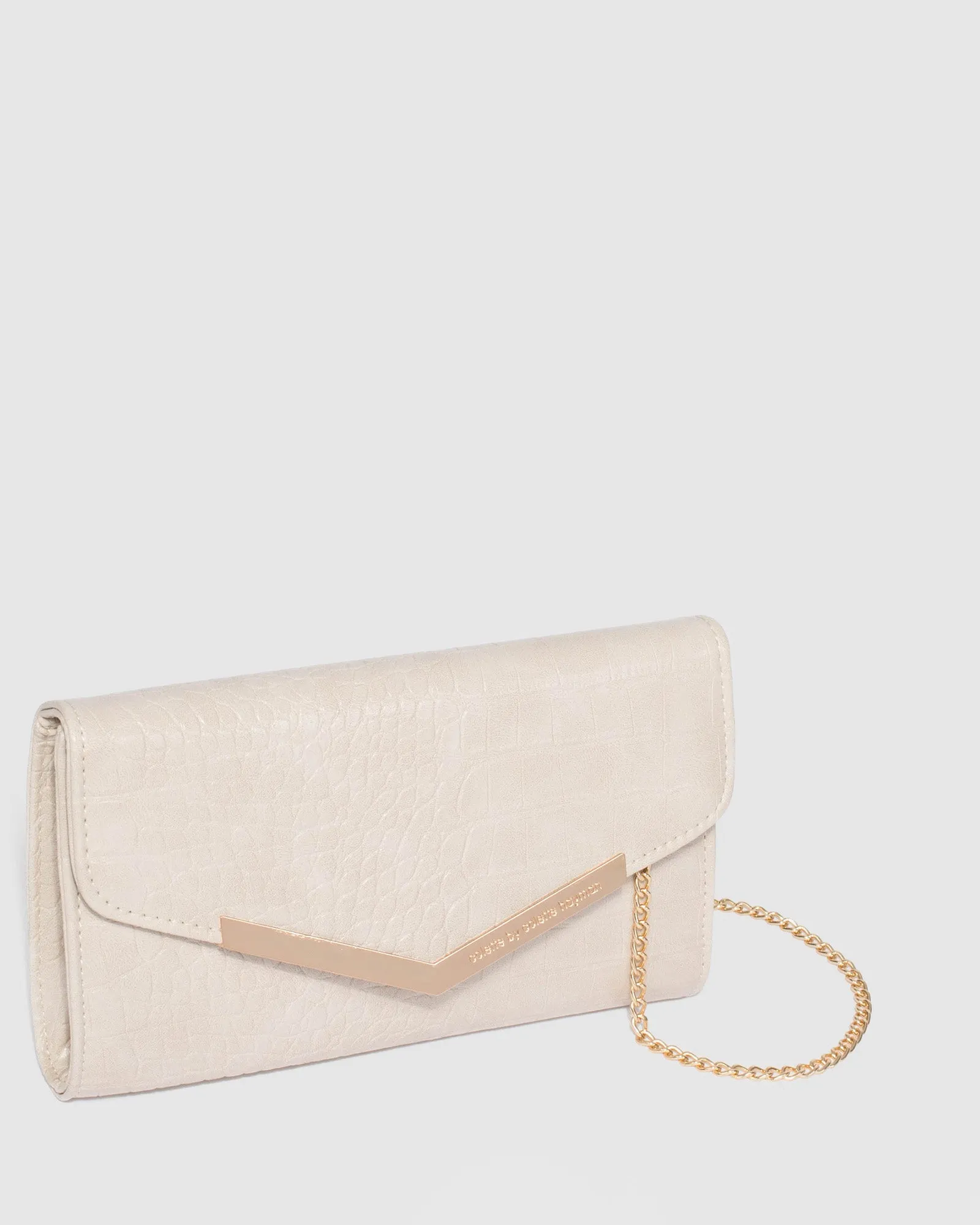 Ivory Kiah Arrow Clutch Bag