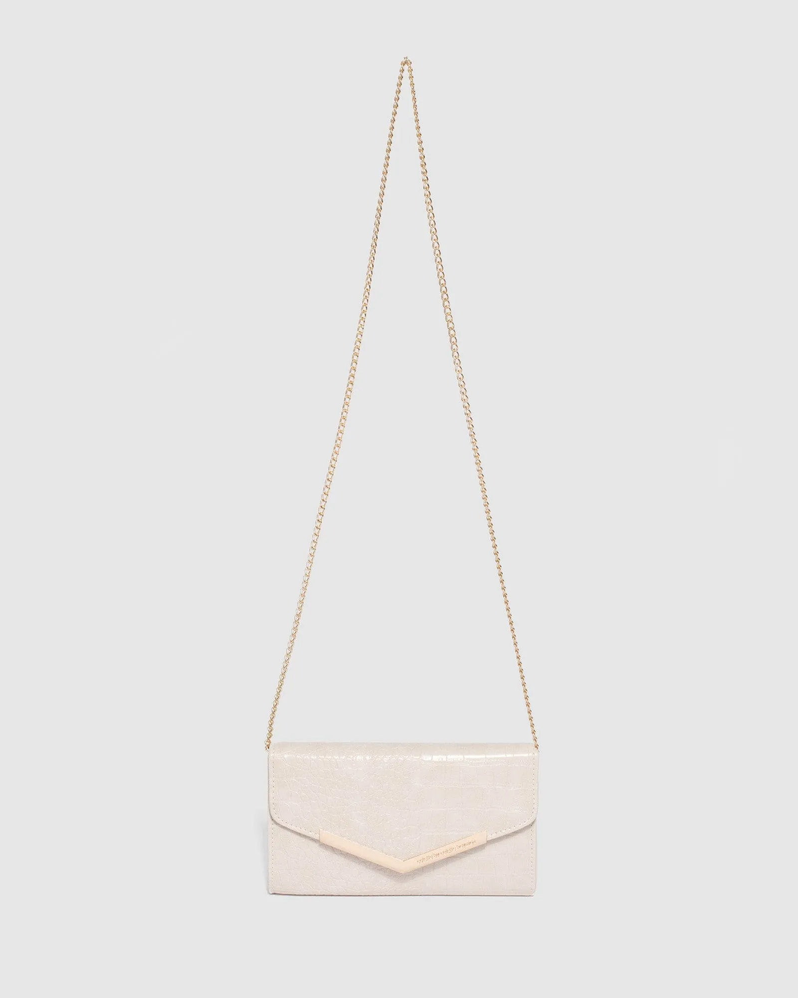 Ivory Kiah Arrow Clutch Bag