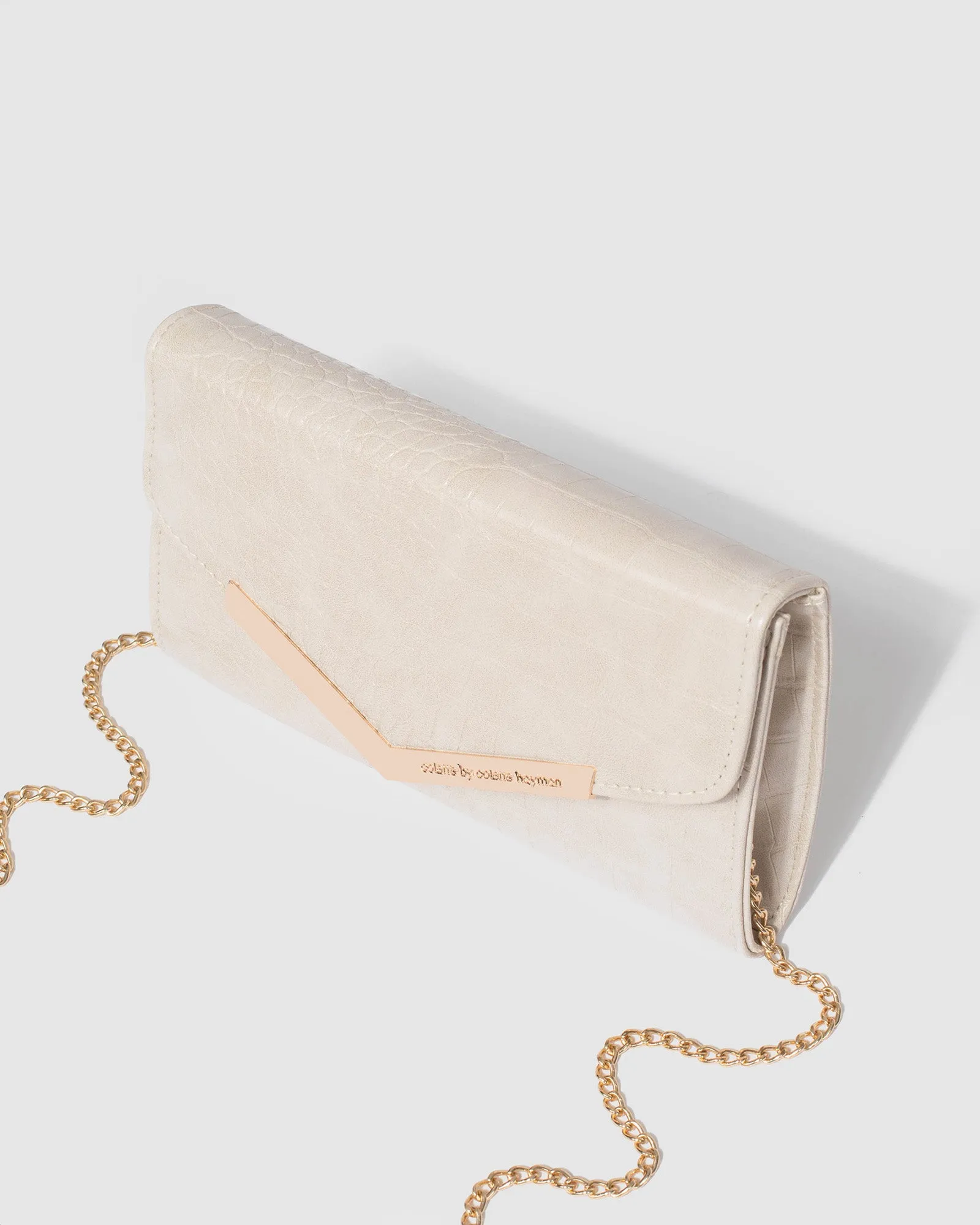 Ivory Kiah Arrow Clutch Bag