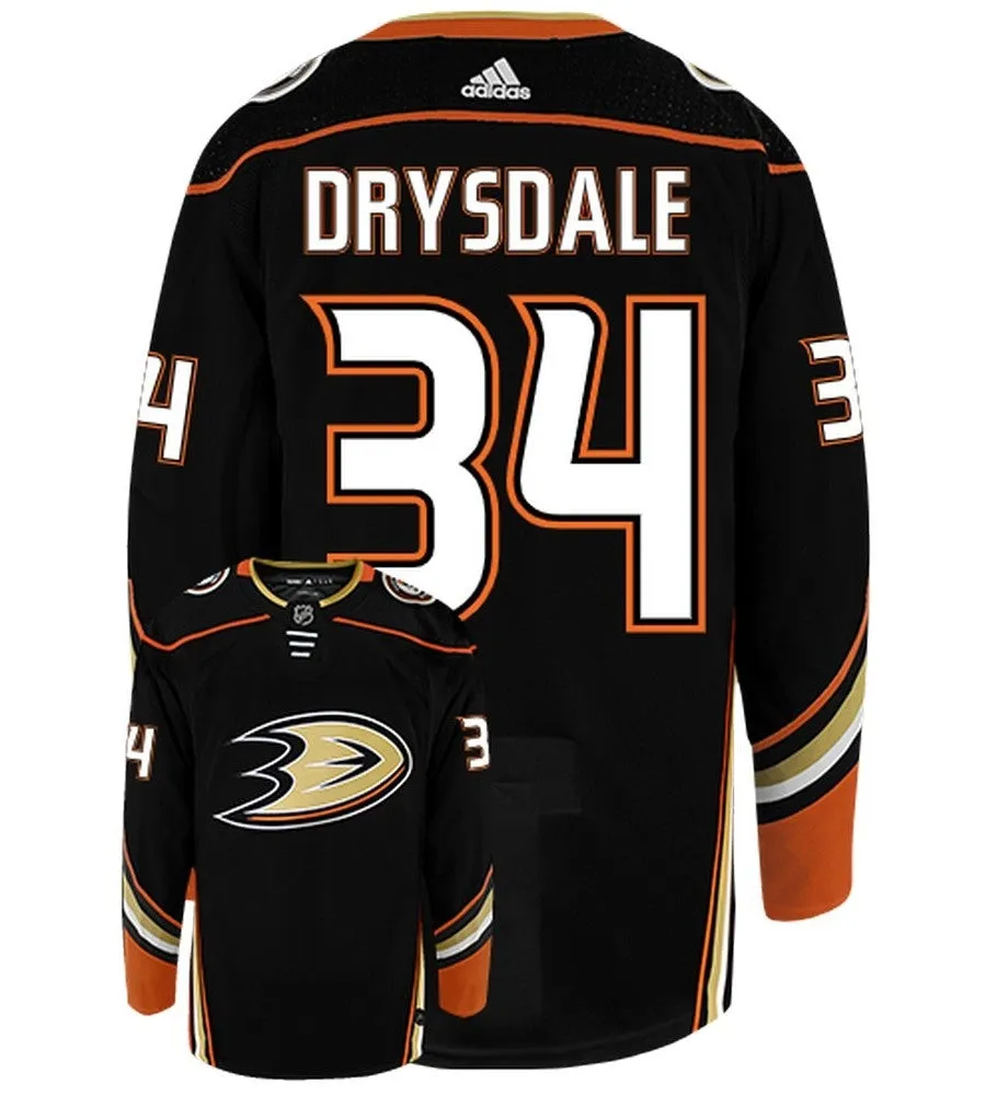 Jamie Drysdale Anaheim Ducks Adidas Authentic Home NHL Hockey Jersey     