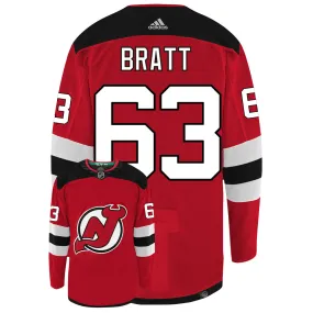 Jesper Bratt New Jersey Devils Adidas Primegreen Authentic NHL Hockey Jersey     