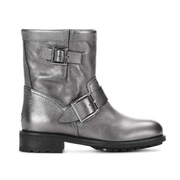 JIMMY CHOO Women's Youth Ankle Boot, Anthracite