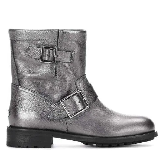 JIMMY CHOO Women's Youth Ankle Boot, Anthracite