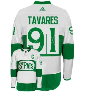 John Tavares Toronto Maple Leafs St. Pats Adidas Authentic NHL Hockey Jersey     