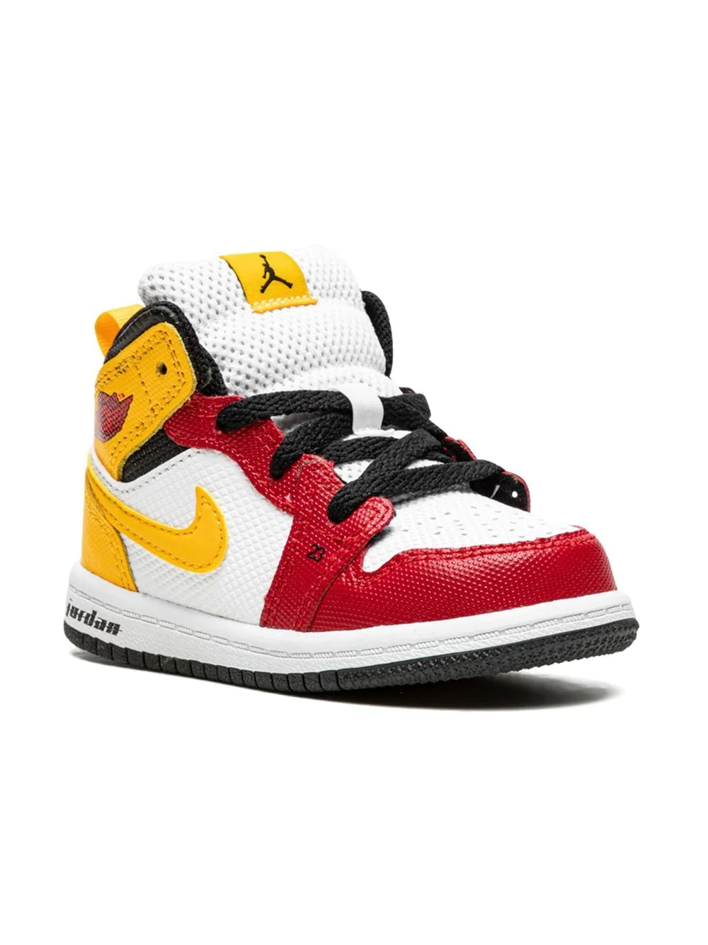 Jordan Kids Jordan 1 Mid SE sneakers - White