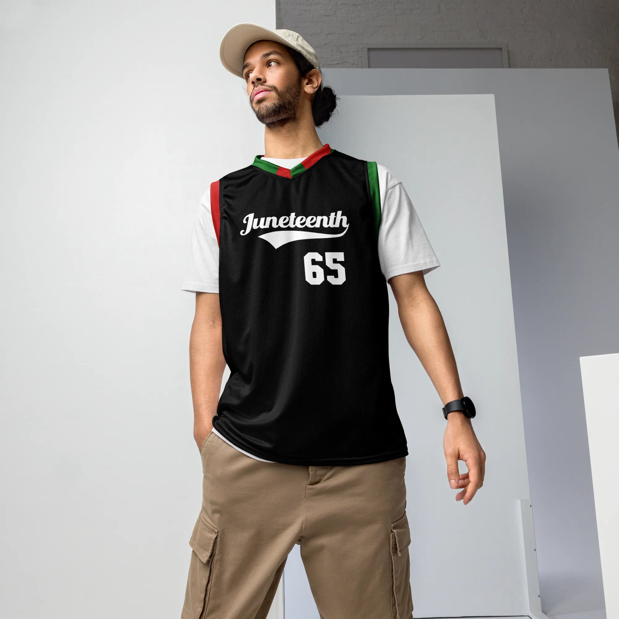 Juneteenth Recycled Basketball Jersey