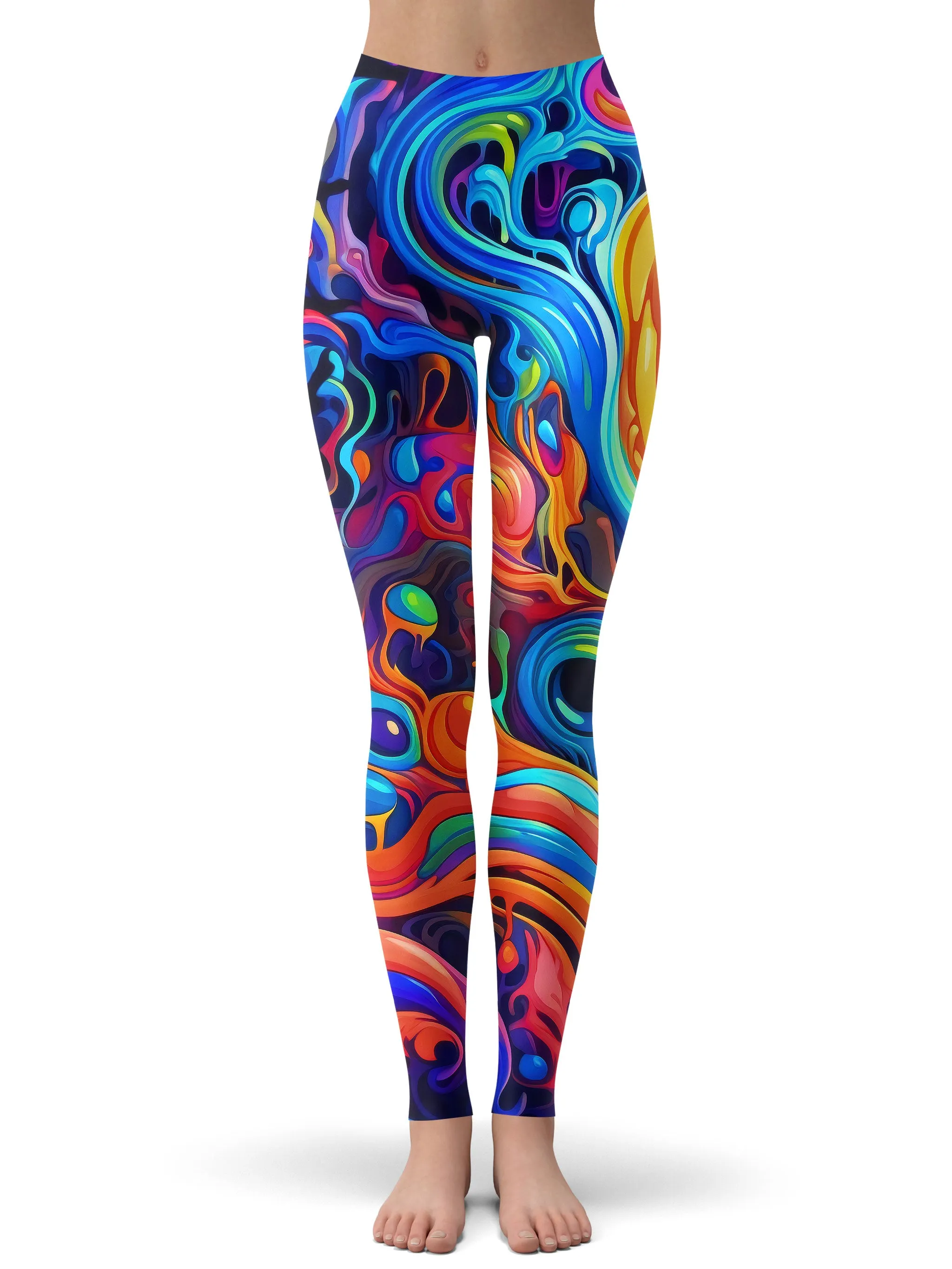 Kandi Swirl Crop Hoodie and Leggings Combo