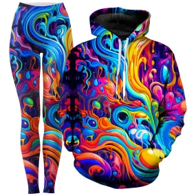 Kandi Swirl Hoodie and Leggings Combo