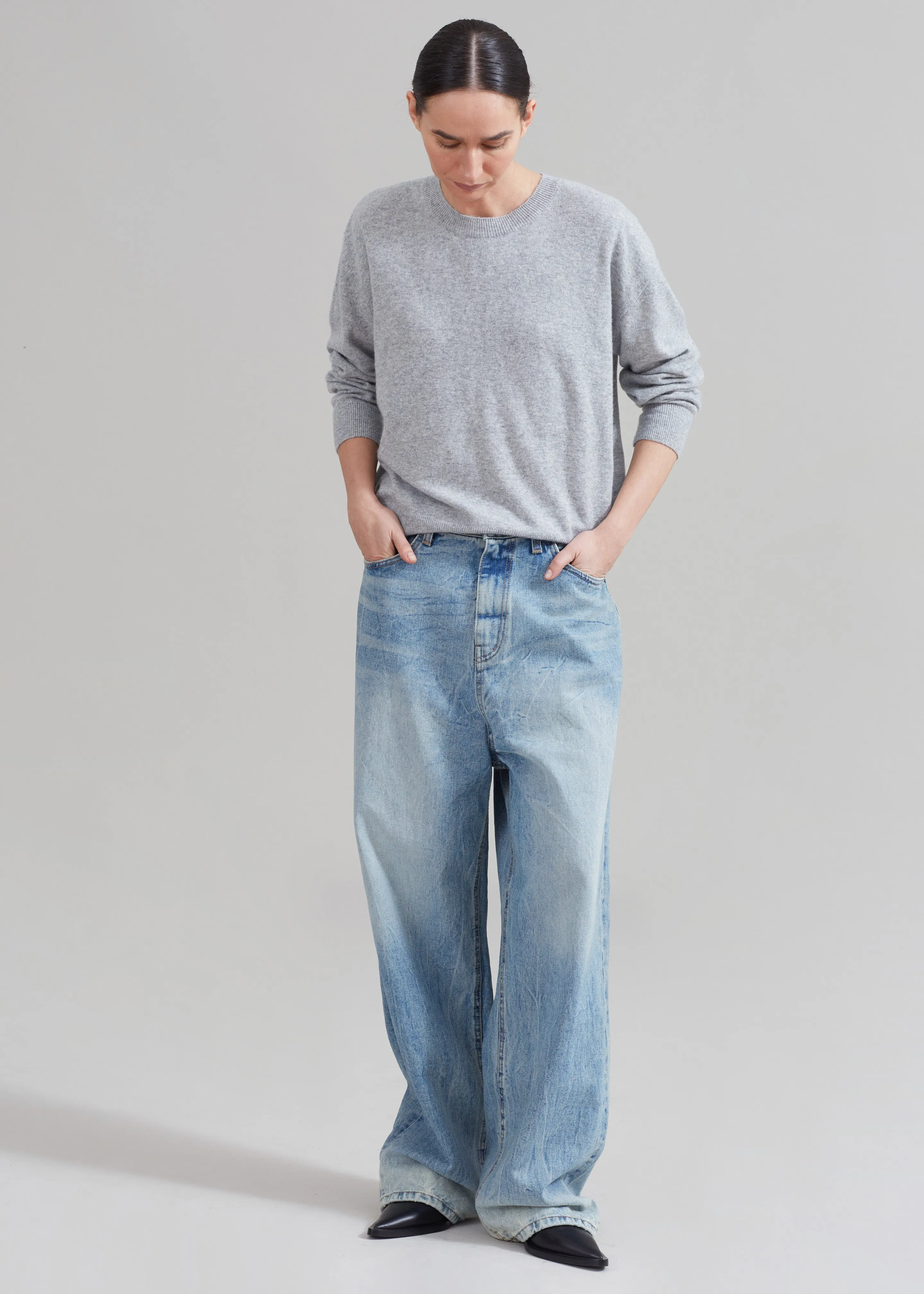 Kane Wide Jeans - Blue Wash