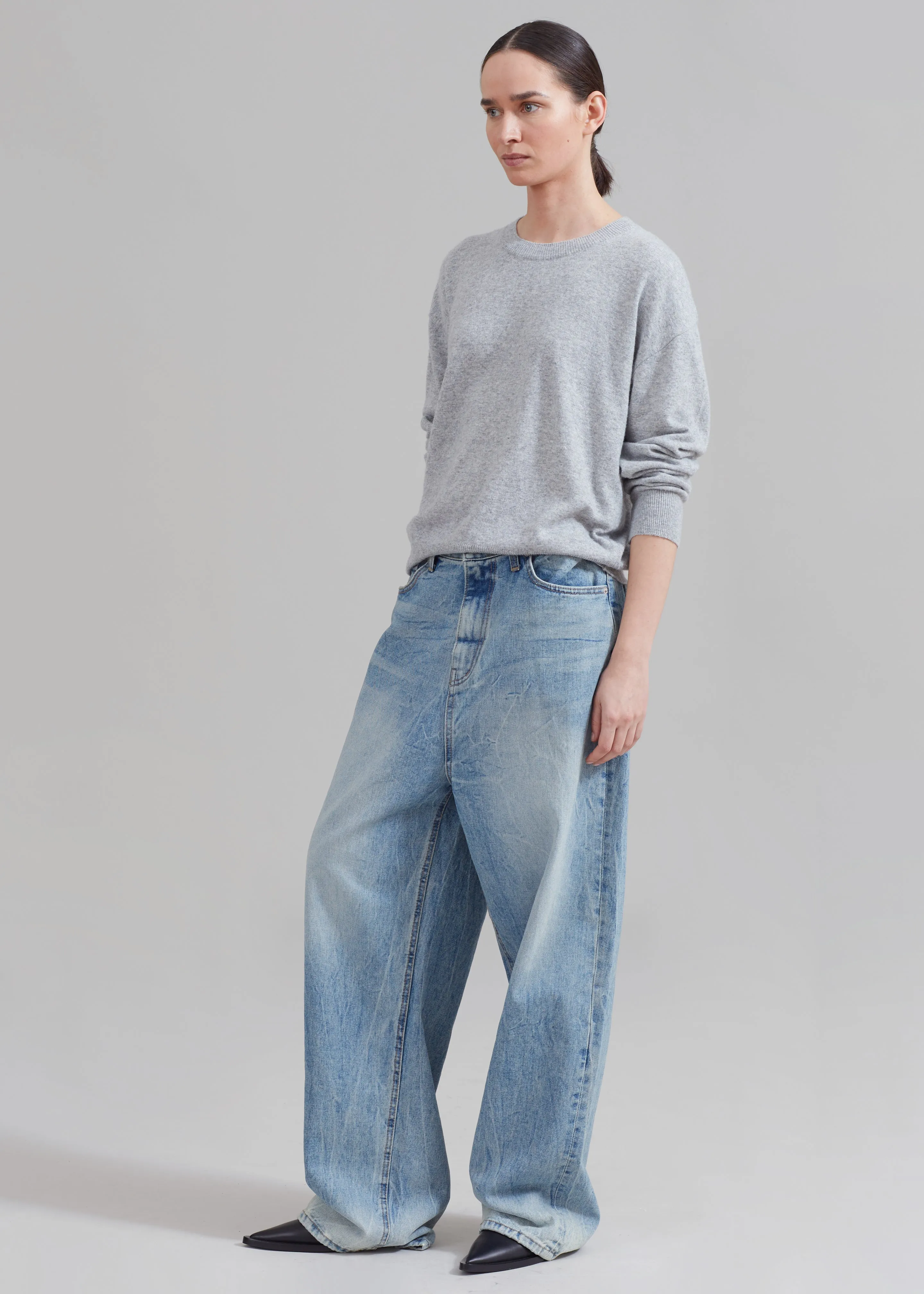 Kane Wide Jeans - Blue Wash