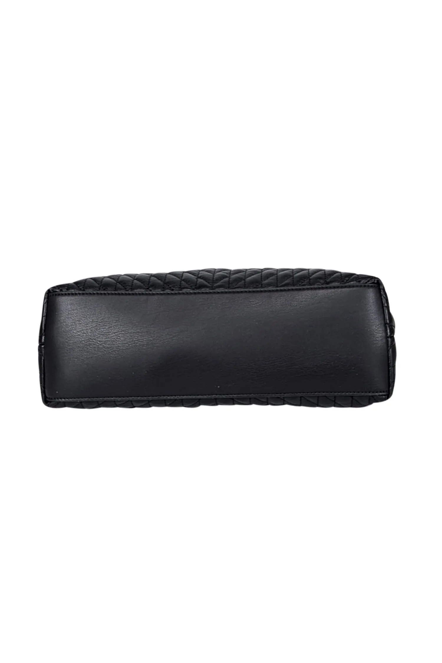 Karl Lagerfeld - Black Leather Quilted Shoulder Bag