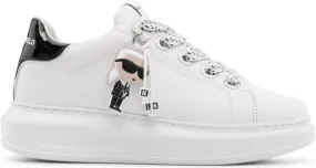 Karl Lagerfeld K Ikonic Kapri leather sneakers White