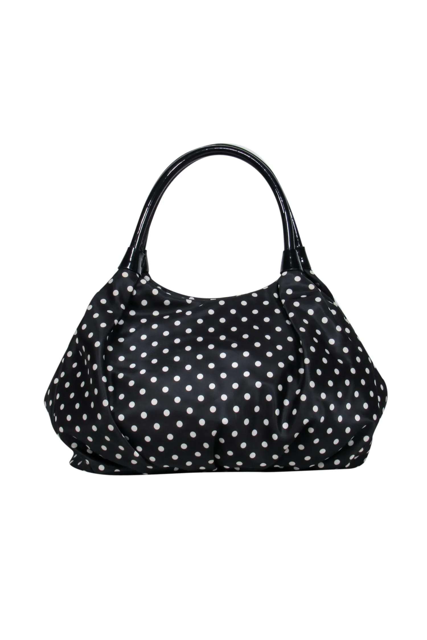 Kate Spade - Black & White Polka dot Top Handle Shoulder Bag