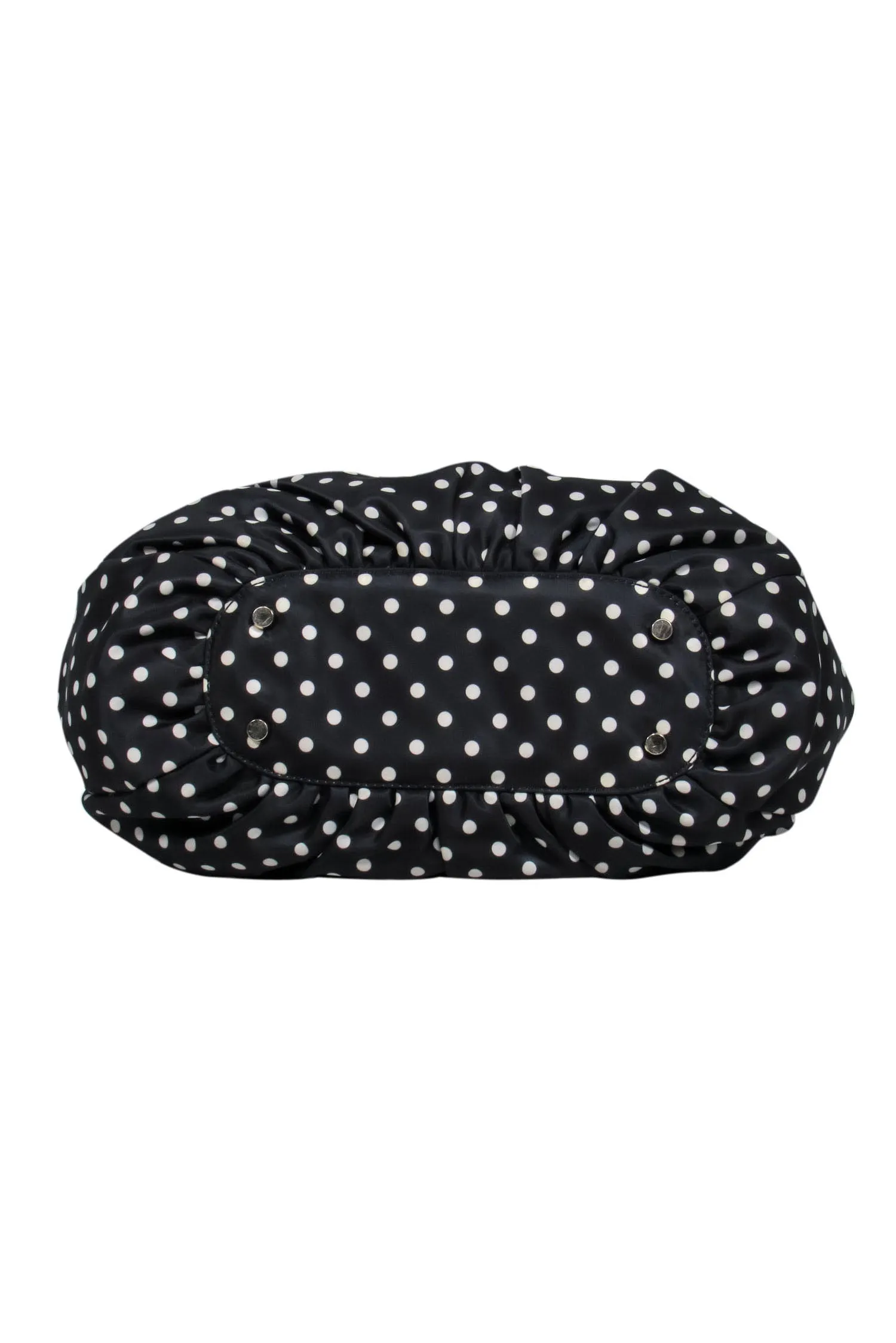 Kate Spade - Black & White Polka dot Top Handle Shoulder Bag