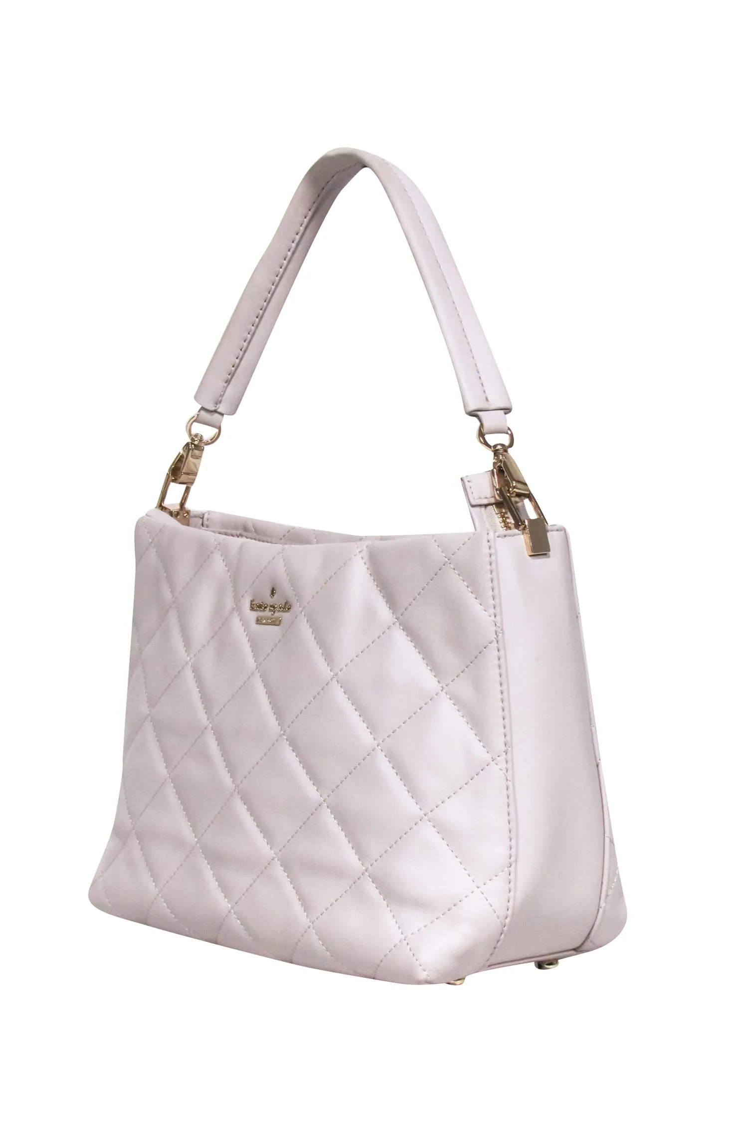 Kate Spade - Ivory Quilted Leather Ryley Shoulder Bag