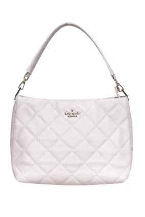 Kate Spade - Ivory Quilted Leather Ryley Shoulder Bag