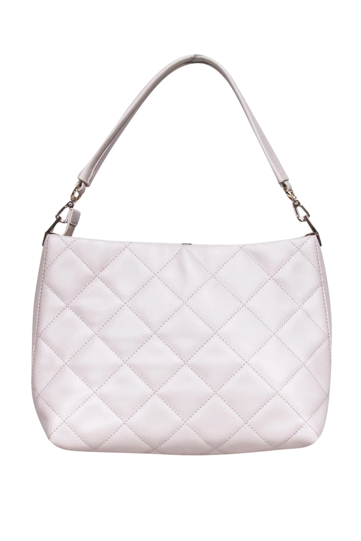 Kate Spade - Ivory Quilted Leather Ryley Shoulder Bag