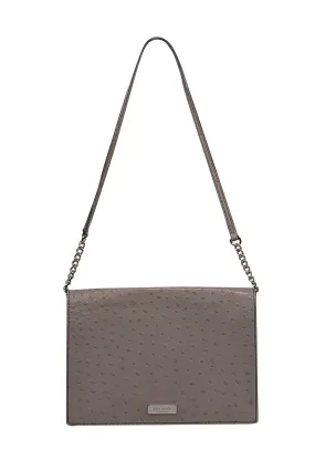 Kate Spade - Taupe Textured Leather Shoulder Bag