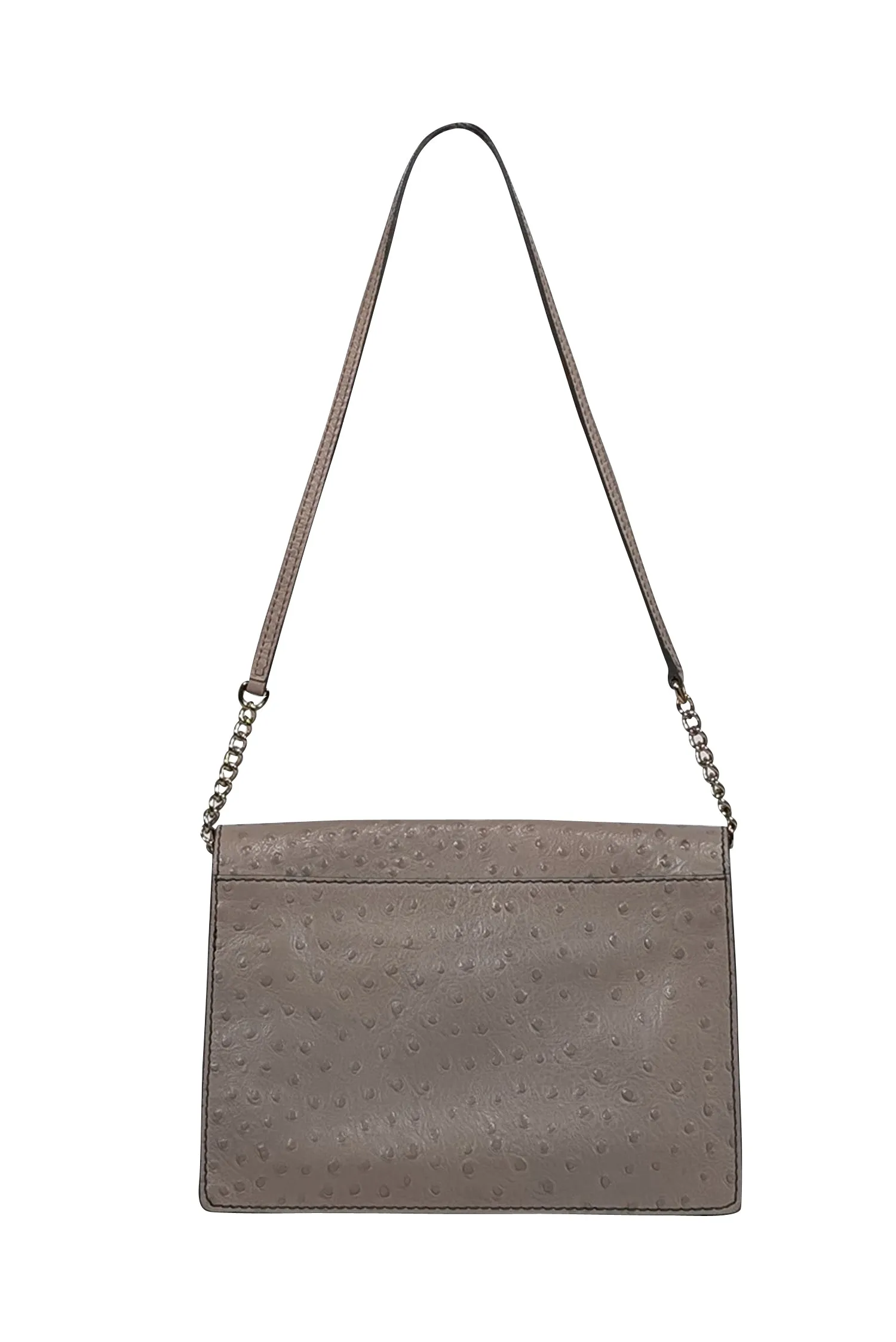 Kate Spade - Taupe Textured Leather Shoulder Bag