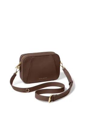 Katie Loxton Hana Crossbody Camera Bag, Chocolate