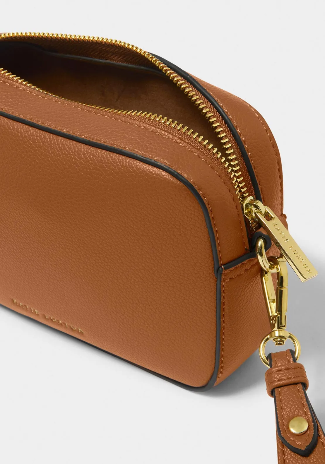 Katie Loxton Marni Contrast Trim Crossbody Bag, Tan