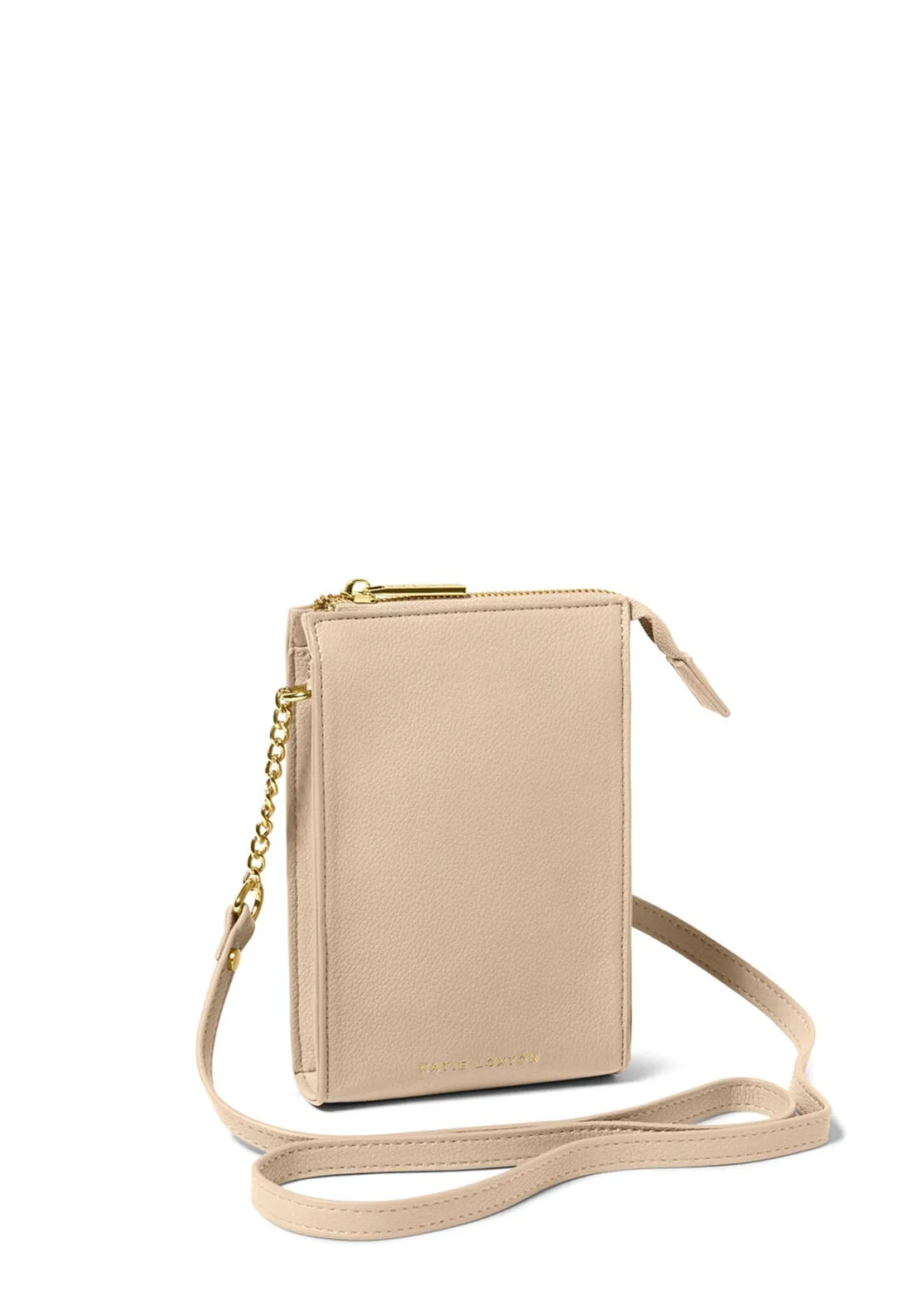 Katie Loxton Zana Slim Mini Crossbody Bag, Taupe