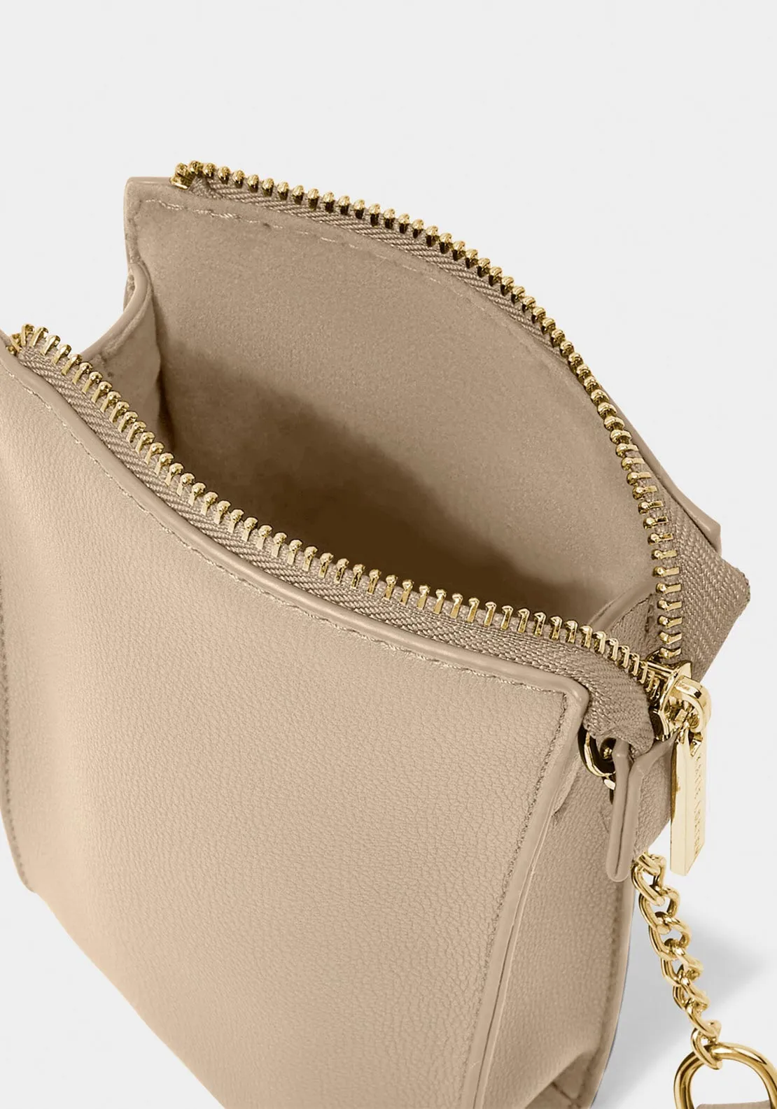 Katie Loxton Zana Slim Mini Crossbody Bag, Taupe