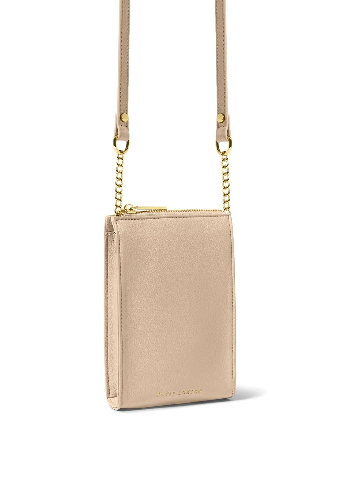 Katie Loxton Zana Slim Mini Crossbody Bag, Taupe