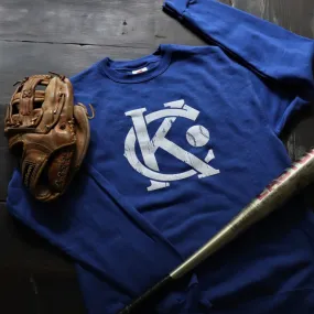 KC Baseball Crew neck Sweatshirt