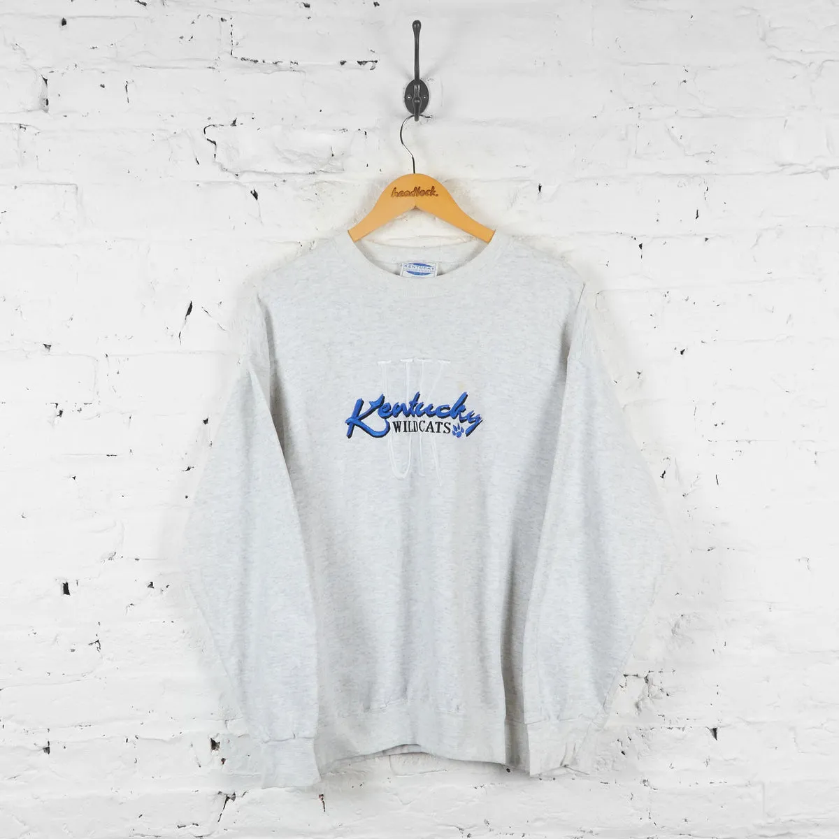 Kentucky Wildcats American Football Sweatshirt - Grey - XL