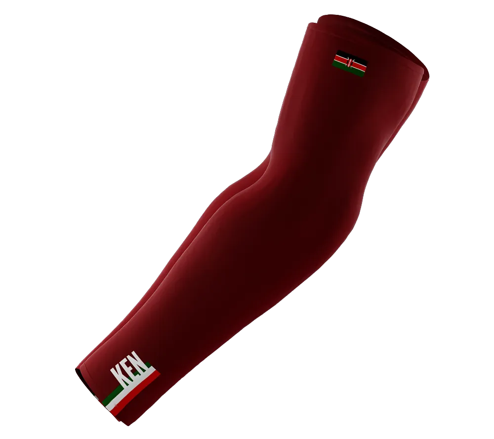 Kenya Code Compression Arm Sleeves - Walking - Cycling - Running - Golf - Baseball - Basketball