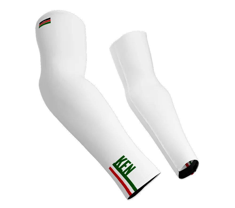 Kenya Code Compression Arm Sleeves - Walking - Cycling - Running - Golf - Baseball - Basketball