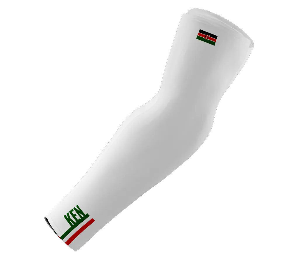 Kenya Code Compression Arm Sleeves - Walking - Cycling - Running - Golf - Baseball - Basketball