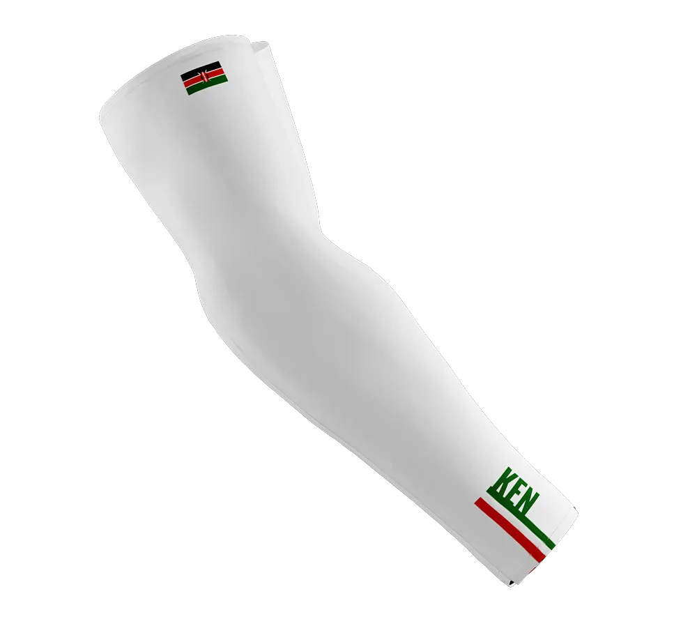 Kenya Code Compression Arm Sleeves - Walking - Cycling - Running - Golf - Baseball - Basketball