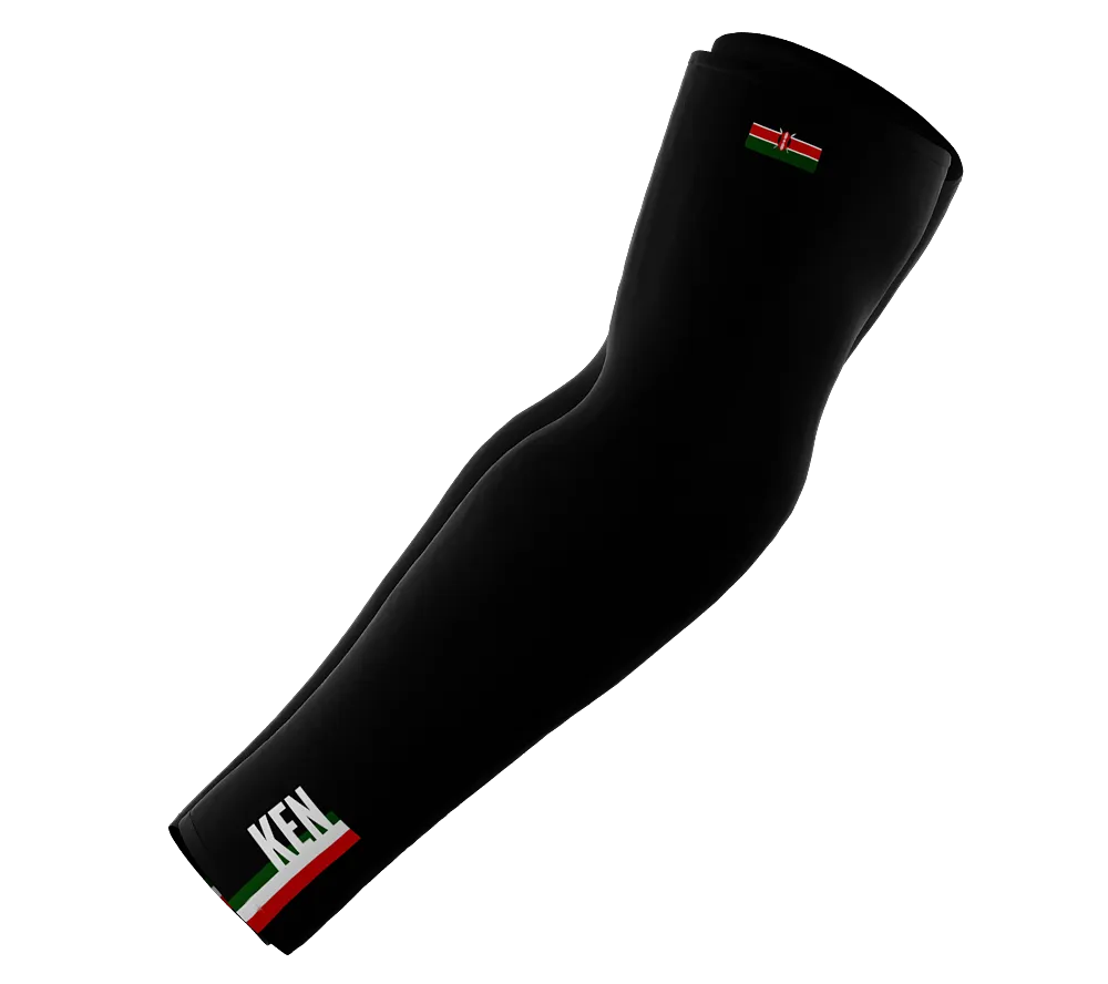 Kenya Code Compression Arm Sleeves - Walking - Cycling - Running - Golf - Baseball - Basketball