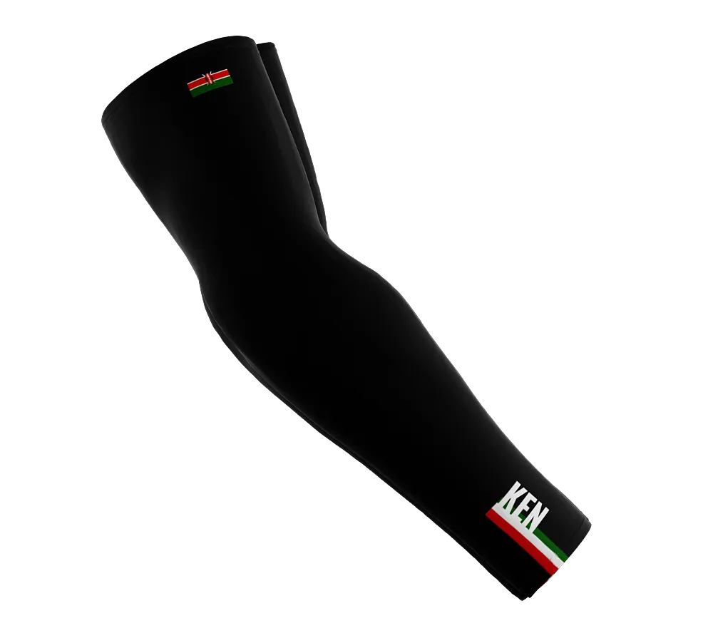 Kenya Code Compression Arm Sleeves - Walking - Cycling - Running - Golf - Baseball - Basketball