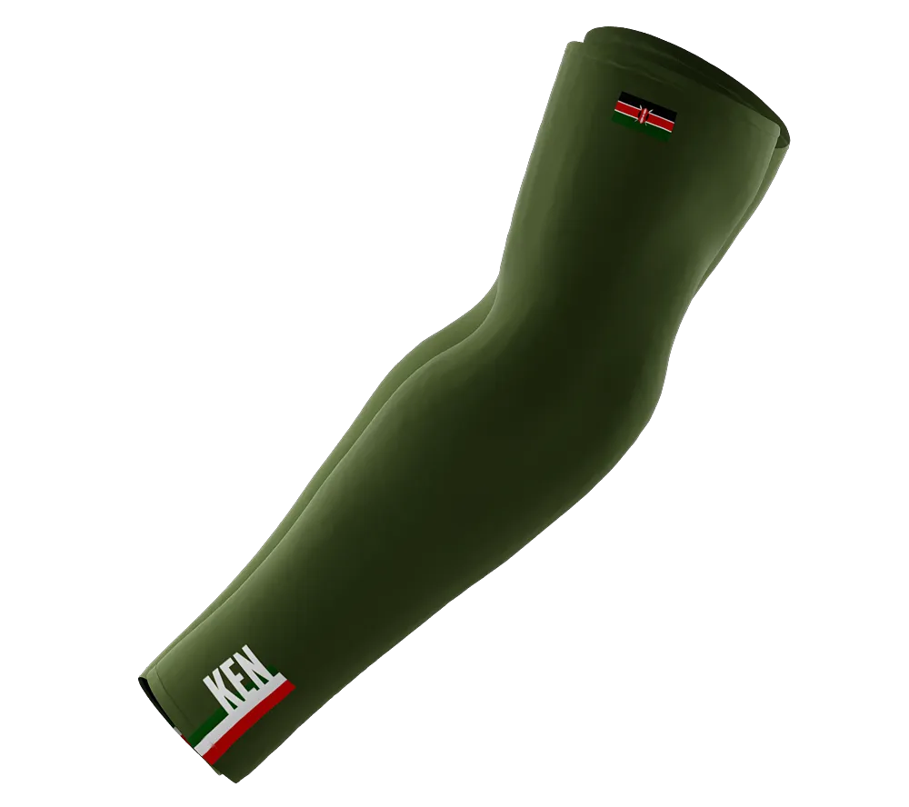 Kenya Code Compression Arm Sleeves - Walking - Cycling - Running - Golf - Baseball - Basketball