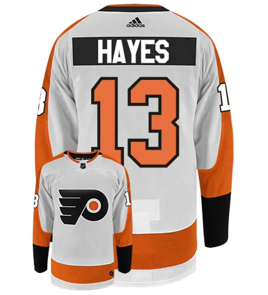 Kevin Hayes Philadelphia Flyers Adidas Authentic Away NHL Hockey Jersey     