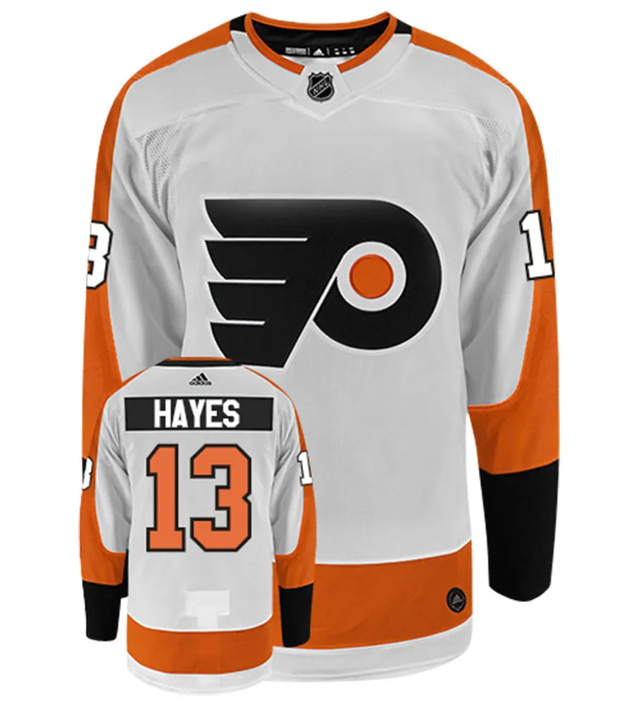 Kevin Hayes Philadelphia Flyers Adidas Authentic Away NHL Hockey Jersey     