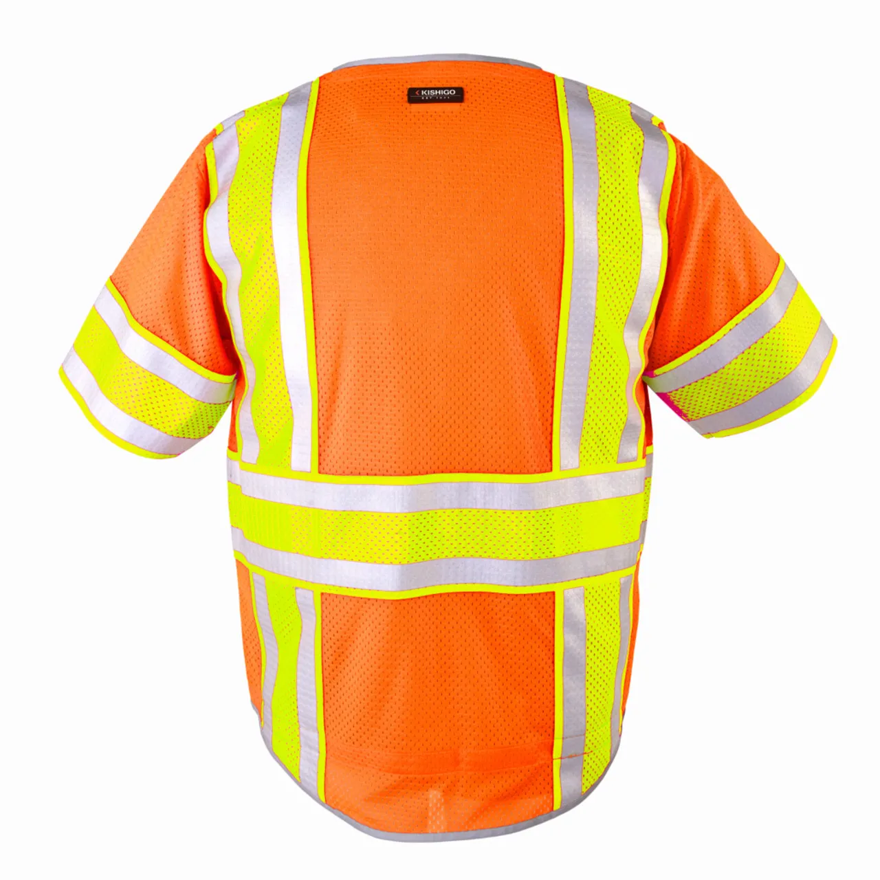 Kishigo Premium Brilliant Series Ultimate Reflective Vest  - 1573 Lime | 1574 Orange