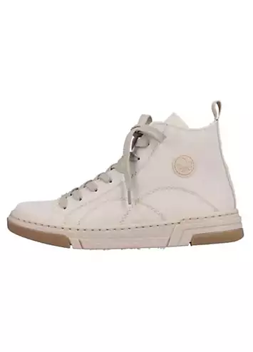 Lace-Up High-Top Trainers by Rieker | Look Again