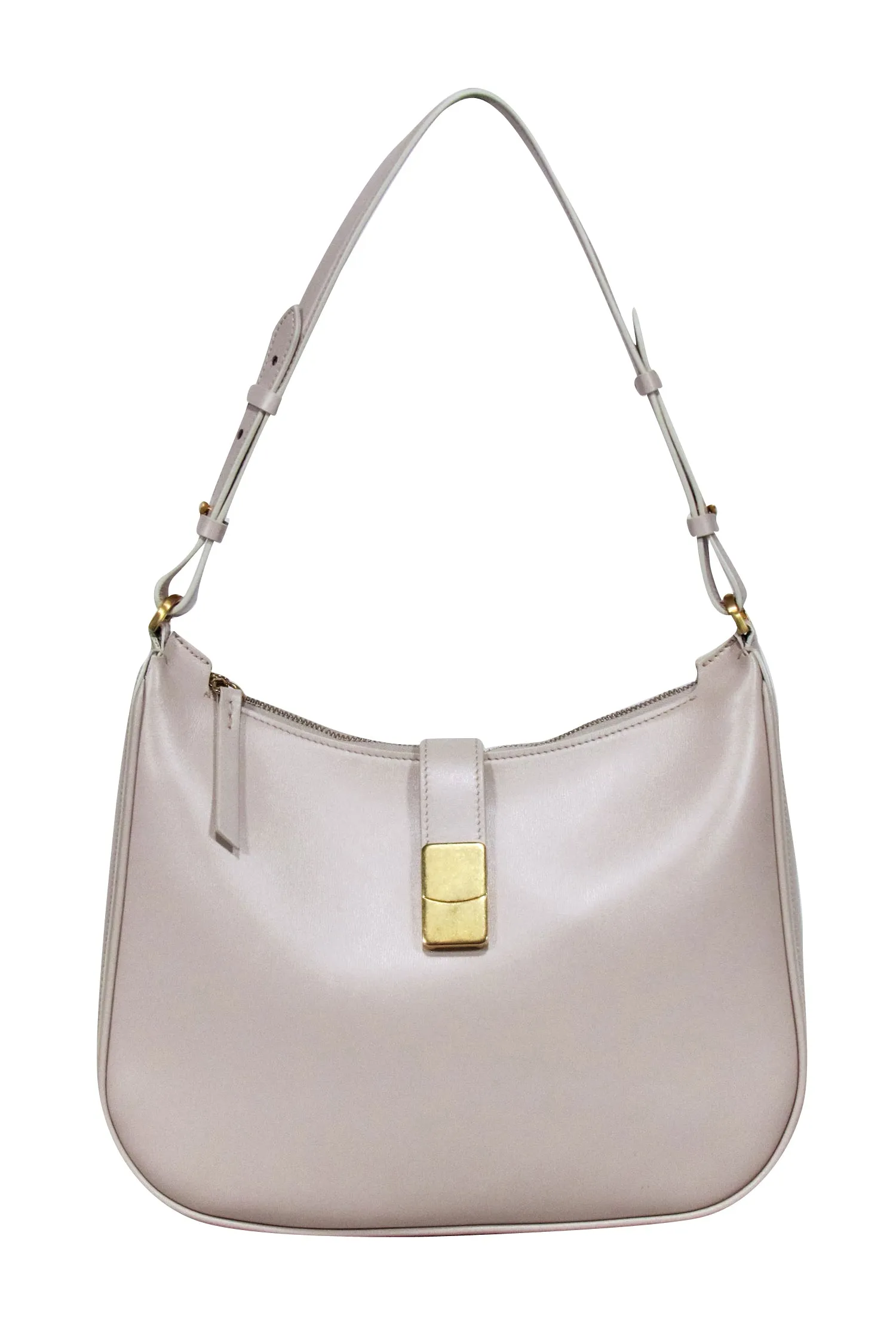 Leo et Violette - Cream Leather Shoulder Bag