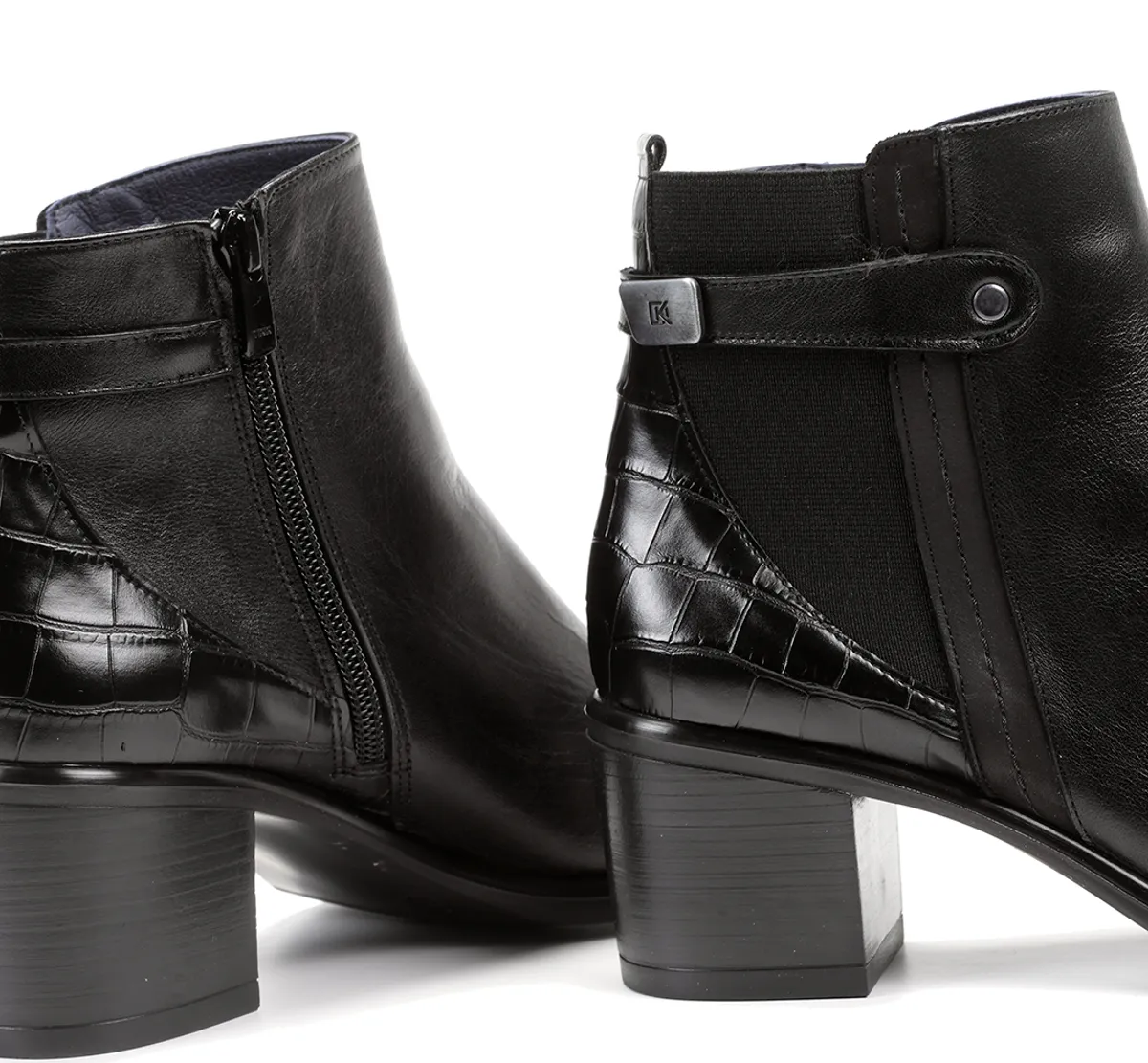 LEXI D8359 Black Ankle Boot