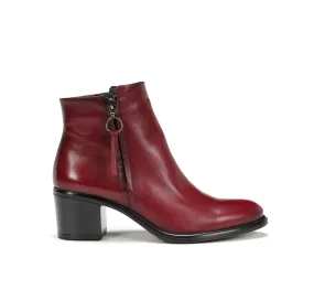 LEXI D8606 Burgundy Ankle Boot