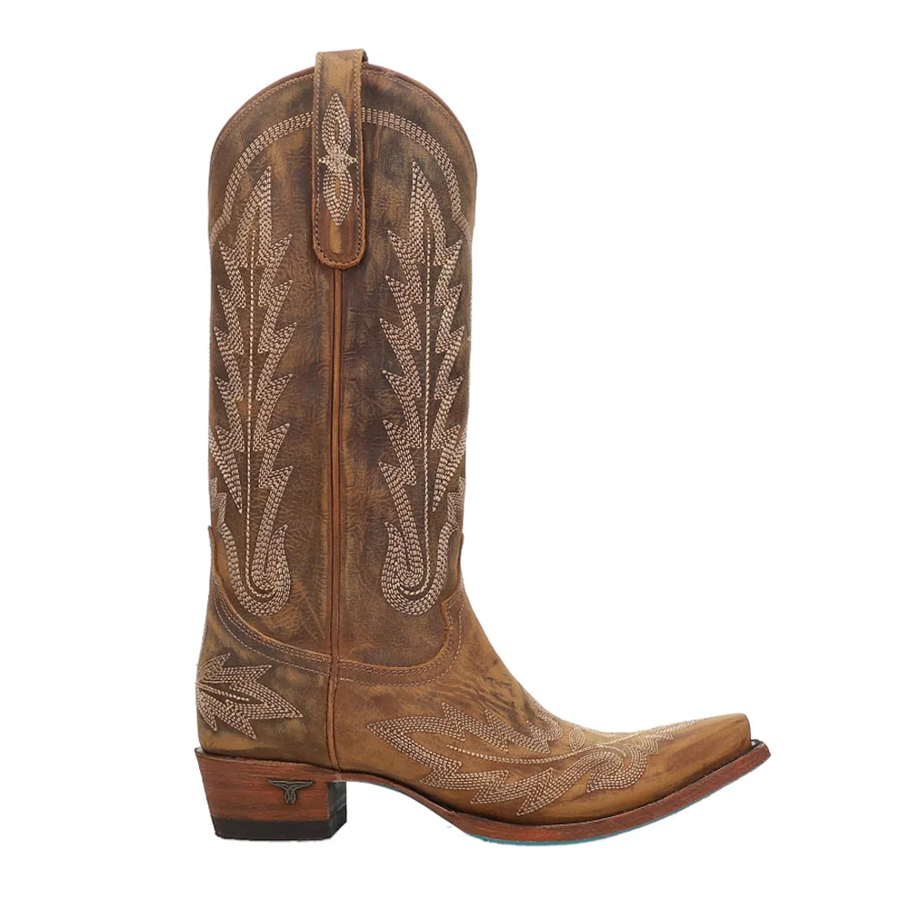 Lexington Embroidered Snip Toe Cowboy Boots