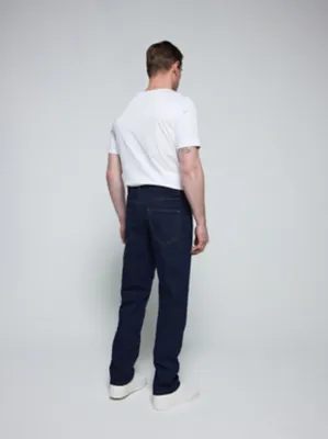 Light Wash Straight Fit Jeans With Stretch | Men | George at ASDA