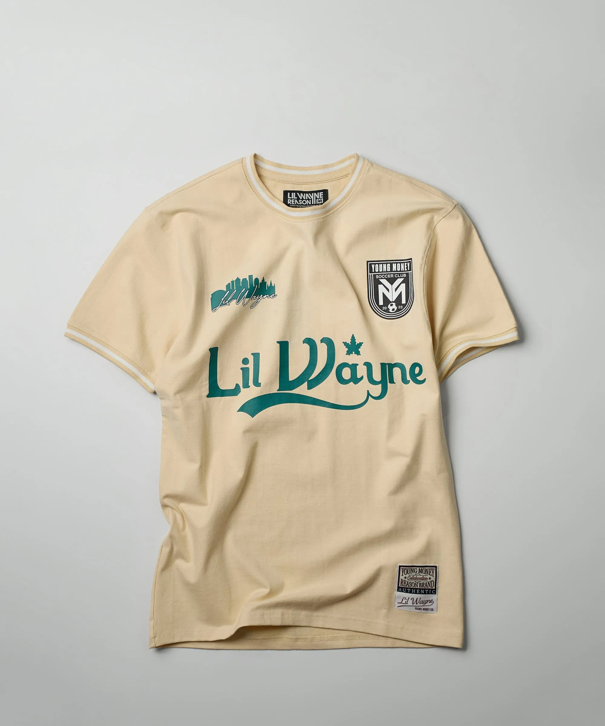 Lil Wayne Young Money Soccer Jersey - Khaki