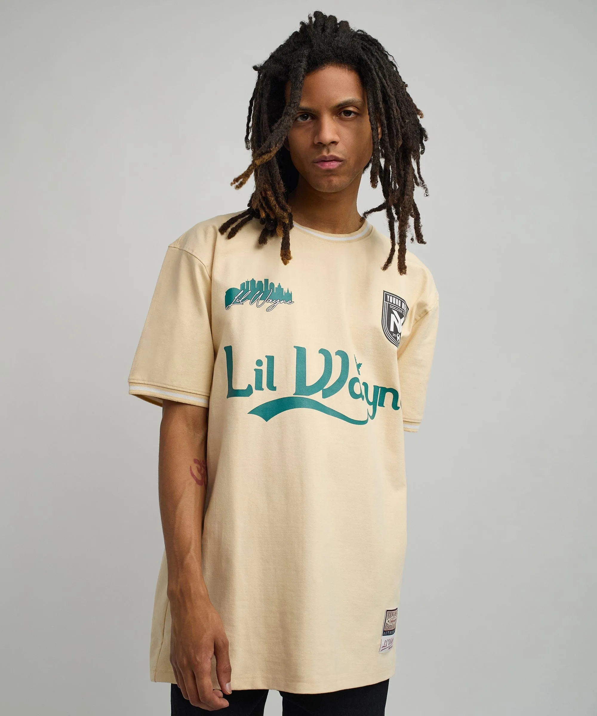 Lil Wayne Young Money Soccer Jersey - Khaki