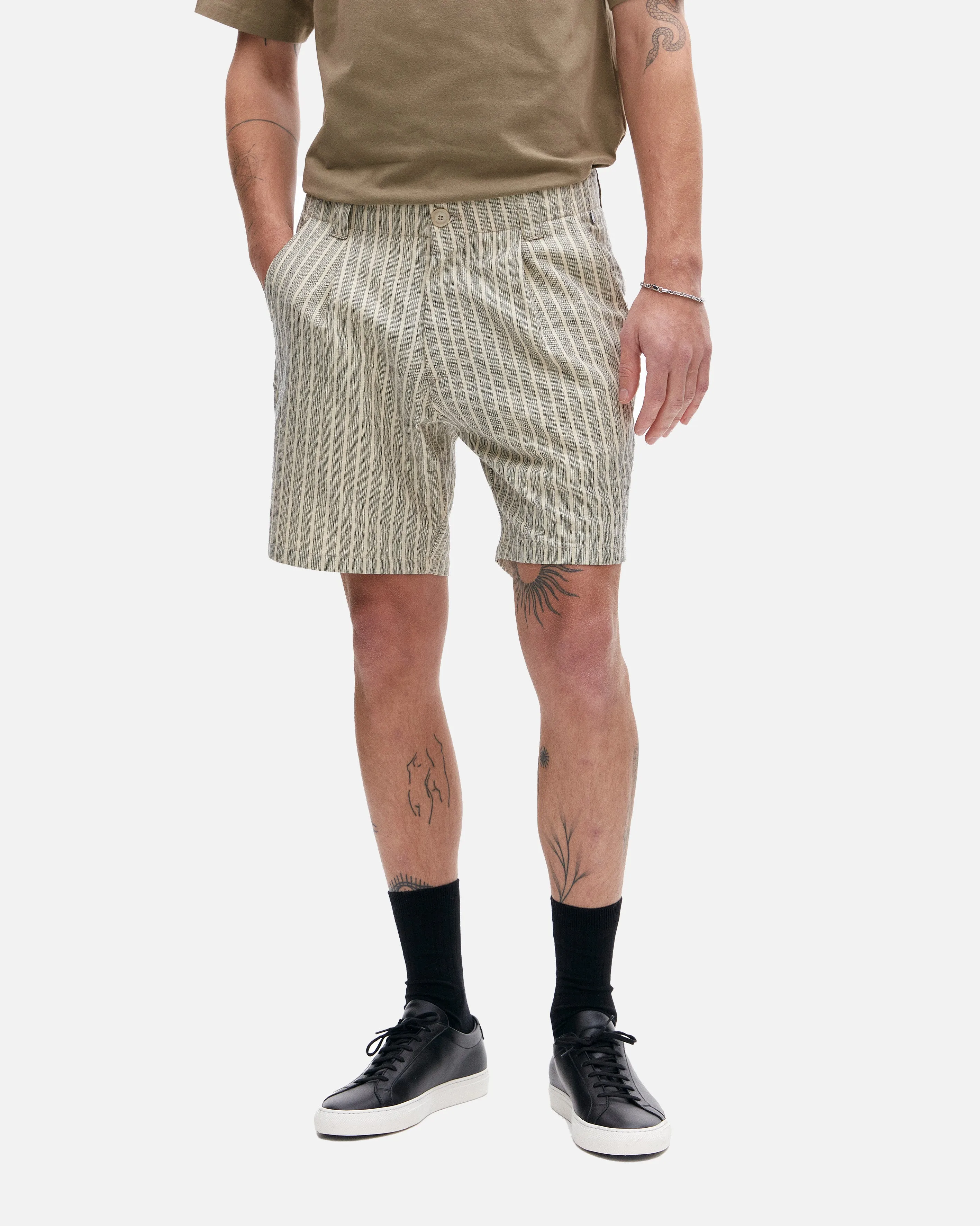 Linen Blend Shorts